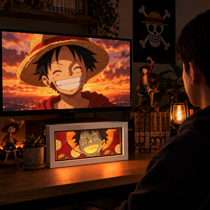 Cuadro de Luz Anime 3D